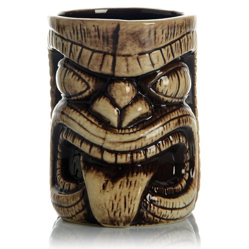 Set 3 mugs Tiki- verres cocktails en céramique - Lot de 3 - H. 12,7 à 18 cm Ø7 à 9 cm - 48 + 35 + 50 cl – Image 2