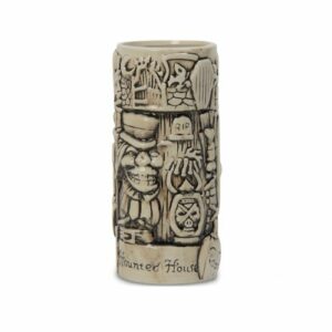 Tiki Crâne- verre cocktail en céramique – Lot de 1 – H.17,1 cm Ø7,2 cm 40 cl