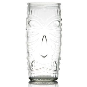 Descriptif des Verres Tikis GM : Lot de 4 pièces Dimensions :H.17 cm Ø 7,8 cm Contenance : 56 cl Matière : Verre Couleur : Transparent Référence : 5580 Compatible lave-vaisselle