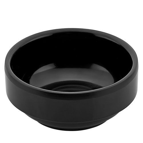 Descriptif des Pots à sauce Noirs Mélamine : Petits pots légers et résistants aux chocs Résistants à la chaleur jusqu'à 100°C 24 pièces Dimensions : ø 6 cm- H 2,6 cm Référence : 5604 Matière : mélamine Couleur : noir Compatible lave-vaisselle