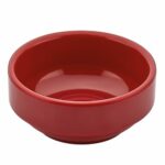 24 Pots à sauce rouges en mélamine –  ø 6 cm- H 2,6 cm – 45 ml