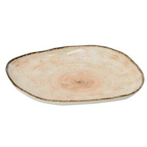 Descriptif des Assiettes rectangle Saumon GM : Référence : 5639 6 pièces Dimensions : 31,3 x 28,9 cm Matière : Porcelaine Couleur : Saumon Compatible lave-vaisselle