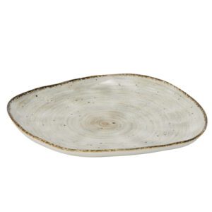 Descriptif des Assiettes rectangle Cendrées GM : Référence : 5640 6 pièces Dimensions : 31,3 x 28,9 cm Matière : Porcelaine Couleur : Saumon Compatible lave-vaisselle
