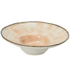 Descriptif des Assiettes Pasta Saumon : Référence : 5647 6 pièces Dimensions : ø 25,6 cm Matière : Porcelaine Couleur : Saumon Compatible lave-vaisselle