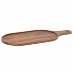 Planche Acacia ovale rainurée 50 x 20 cm – Ep.1,4 cm – lot de 1
