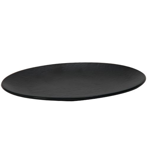 Descriptif des Assiettes Ovales Noire mate PM Mélamine  : Assiettes légères et résistantes aux chocs Résistantes à la chaleur jusqu'à 100°C 6 pièces Dimensions :  30 X 22,6 cm Référence : 5657 Matière : mélamine Couleur : noir Compatible lave-vaisselle