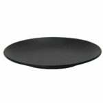 6 Petites assiettes rondes noires mates en mélamine Assiettes légères et résistantes aux chocs Résistantes à la chaleur jusqu'à 100°C 6 pièces Dimensions : ø 26 cm Référence : 5667 Matière : mélamine Couleur : noir Compatible lave-vaisselle