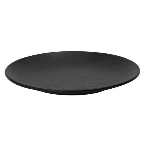 Descriptif des Assiette Ronde Noire mate GM Mélamine : Assiettes légères et résistantes aux chocs Résistantes à la chaleur jusqu'à 100°C 6 pièces Dimensions : ø 26 cm Référence : 5667 Matière : mélamine Couleur : noir Compatible lave-vaisselle