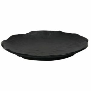 Descriptif des Assiettes Noire mate Mélamine : Assiettes légères et résistantes aux chocs Résistantes à la chaleur jusqu'à 100°C 6 pièces Dimensions : ø 28 cm Référence : 5672 Matière : mélamine Couleur : noir Compatible lave-vaisselle