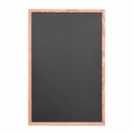 Ardoise murale avec crochets – lot de 1 – 60 x 90 cm – 55 x 85 cm