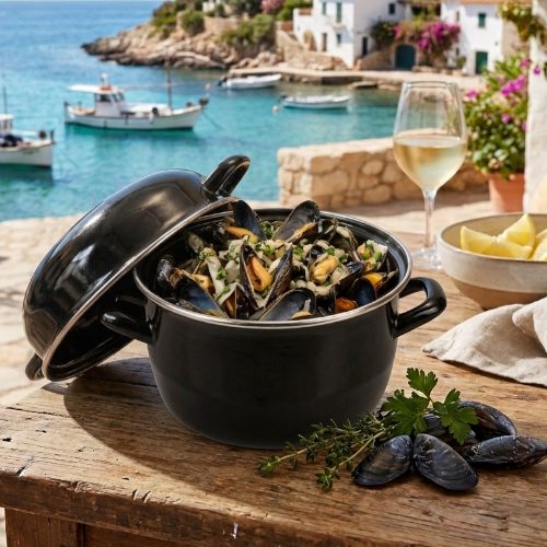 Cocotte à moules - Lot de 1 - ø 18 cm - 2.8 L – Image 3