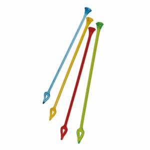 Descriptif des Mélangeurs Diamant PM  : 200 pièces Dimensions : H. 18 cm Référence : 7080 Matière : Plastique - réutilisable Couleur : multicolore