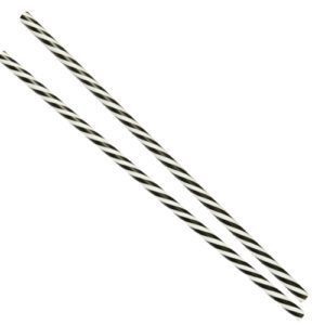 Descriptif des Pailles rigide black & white : 100 pièces Dimensions : L.19 cm ø 7 mm Référence : 7206 Matière : PP réutilisable Couleur : noir/blanc Réutilisables, passables au lave vaisselle