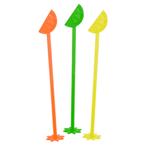 Descriptif des Mélangeurs Presse citron tranche: 250 pièces Dimensions : H. 21 cm Référence : 7212 Permet de presser la tranche de citron Matière : Plastique réutilisable Couleur : Multicolore