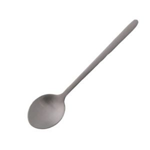 Descriptif des Cuillères à café Anuradha Satiné : Élégance satinée pour vos tables Lot de 6 Cuillères à café Anuradha, longueur 14 cm Design épuré mettant en valeur vos plats En métal satiné pour un mat subtile Idéal HORECA, style simple et raffiné Ref : 7369