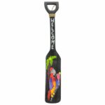 Pagaie Tiki Bar Perroquet – Décoration murale – lot de 1 – L. 100 cm