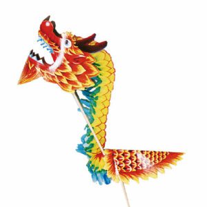 Descriptif des Dragons  : 250 pièces Dimensions : jusqu'à 30 cm Référence : 750 Matière : Bambou/Papier Couleur : Multicolore