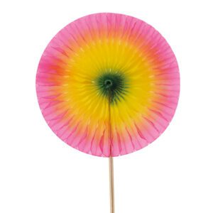 Descriptif des Roues papier ø10 cm : 200 pièces Dimensions : ø 10 cm Référence : 769 Matière : Bambou/Papier Couleur : Multicolore