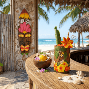 Tikis, ambiance plage