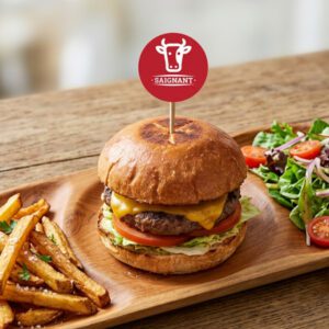 Pics à viandes et burger
