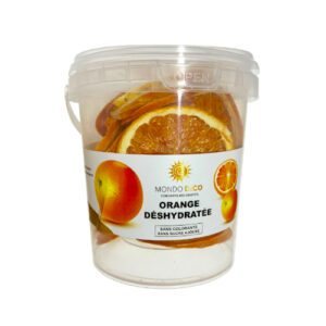 Rondelles orange déshydratée