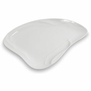 Assiette voile : Référence : 5058 6 pièces Dimensions : 30 x 24,5 cm Matière : céramique Couleur : blanc Compatible lave-vaisselle