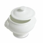 Bols tête de lion + couvercle – lot de 4 – H.10 cm Ø13 cm 1L