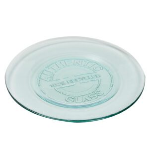 assiettes Authentic : Référence : 5354 6 pièces Dimensions : Ø 28 cm Matière : verre recyclé Couleur : transparent Compatible lave-vaisselle (jusqu'à 70°C) Incompatible micro-ondes