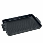 Assiettes Plancha noires – lot de 4 – 25,5 x 41 cm