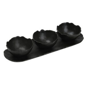 Petit bol noir – Lot de 6 – H.4,6 cm Ø9,6 cm