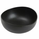 Bols Galet noirs (grand modèle) – lot de 4 – 19,8 x 19,6 cm H.8,4 cm