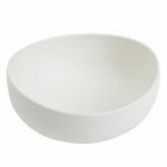 Bols Galet blancs (grand modèle) – lot de 4 – 19,8 x 19,6 cm H.8,4 cm