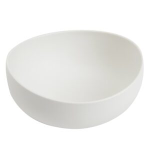 Bols Galet blancs (grand modèle) : Référence : 5520 4 pièces Dimensions : H.8,4 cm - 19,8 x 19,6 cm Matière : céramique Couleur : blanc Compatible lave-vaisselle
