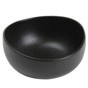 Bols Galet noirs (petit modèle) : Référence : 5521 4 pièces Dimensions : 14,3 x 13 cm H.7 cm Matière : céramique Couleur : noir Compatible lave-vaisselle