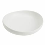 Assiettes creuses blanches (grand modèle) – lot de 4 – 25,7 x 25 cm H.6,2 cm