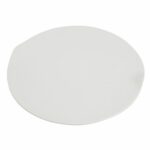Assiettes rondes Fingers blanches – lot de 4 – 31,5 x 31 cm