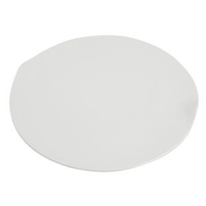 Assiettes rondes Fingers blanches : Référence : 5528 4 pièces Dimensions : 31,5 x 31 cm Matière : céramique Couleur : blanc Compatible lave-vaisselle