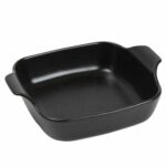 Plat noir – lot de 1 – 17,7 x 14,3 cm H.4 cm