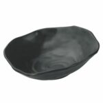 Bols noirs à salade en mélamine – lot de 6 – Ø 20,3 cm  H.6 cm