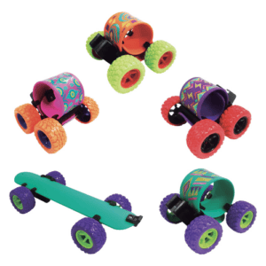 bracelets Skate : Référence : 6040 10 pièces Idéal pour le cadeau de vos menus enfant ! Bracelets rigides à enrouler autour du poignet.