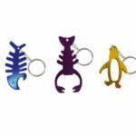 Porte-clés décapsuleurs – Lot de 12 – H.6 à 8 cm