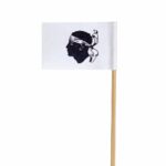 Drapeaux Corses (petit modèle) – lot de 200 – 3 x 1,9 cm