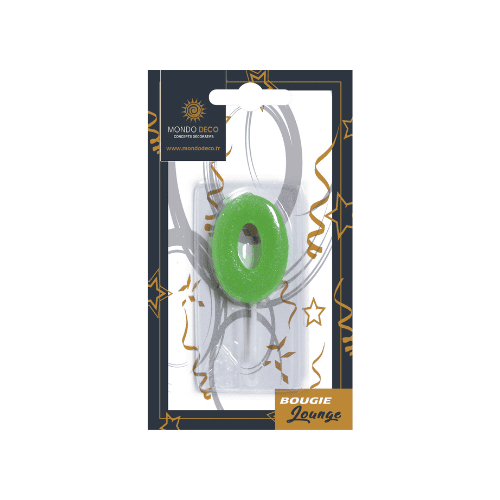 Chiffre 0 Boite de 25 blisters Dimensions : H. 4.5 cm Référence : 1010 Matière : Cire Couleur : Multicolore spéciale revente Boulangerie/Pâtisserie Possibilité de prêt de présentoir sous condition