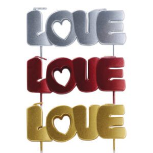 Bougie Love L.8,3 cm - A l’unité ou boite de 50