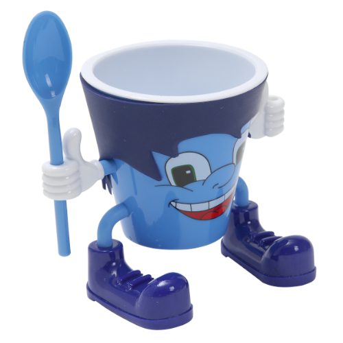 Coupe enfant + cuillère - Lot de 1 - H.8,5 cm L.11 cm Ø7 cm 11 cl – Image 2
