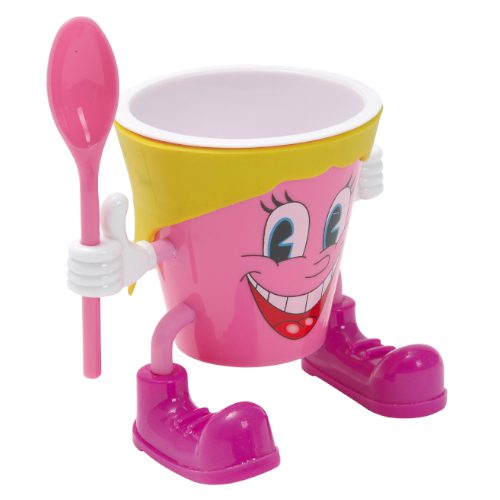 Coupe enfant + cuillère - Lot de 1 - H.8,5 cm L.11 cm Ø7 cm 11 cl – Image 3