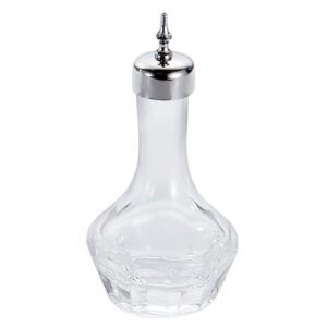 Bouteille Bitter : Bec verseur en métal Vendu à l'unité Contenance : 5 cl  Matière : verre, métal Couleur : transparent, argenté Référence : 5500