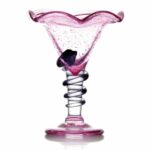 Coupe Melba cassis – lot de 1- H. 19 cm Ø17 cm – 35 cl