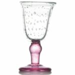 Coupe Sydney rose – lot de 1- H. 19 cm Ø11 cm – 37 cl