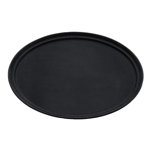 Descriptif du Plateau de service antidérapant: Idéal pour servir vos cocktails Antidérapant Vendu à l'unité Dimensions : L.40.6 cm Matière : plastique Couleur : noir Référence : 5565 Facile à nettoyer, parfait pour HORECA